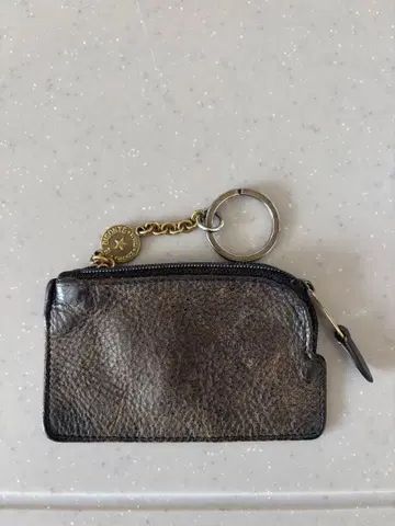 일비종떼 네이비 가죽 코인 케이스 키케이스