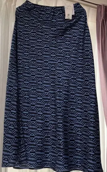 ROSE BUD 플레어 스커트 파란색 F 사이즈