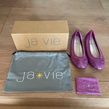 ja vie 퍼플 플랫슈즈 23.5cm