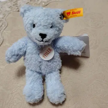 Steiff 스카이블루 곰 키링