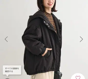 Green Parks SELECT 몬스터 코트 블랙