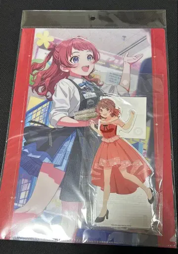 학원 아이돌 마스터 하나미 사키 아크릴 스탠드 클리어 파일 애니메이트