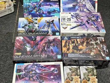 건담 프라모델 기타 세트 RG HG 9점