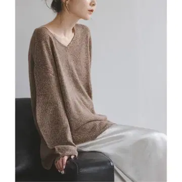 W 페이퍼얀 백 V 풀오버