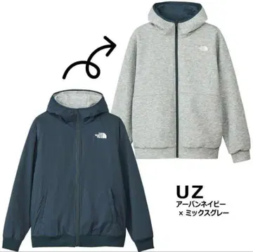 더 노스페이스 남성용 리버서블 테크 에어 후디 XL