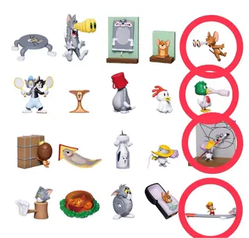 톰과 제리 해피 복권 4종 세트