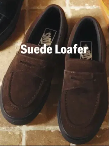 반스 로퍼 브라운 스웨이드 26.0cm 새상품