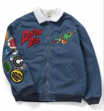 BREEZE 드래곤볼 콜라보 데님 보아 자켓