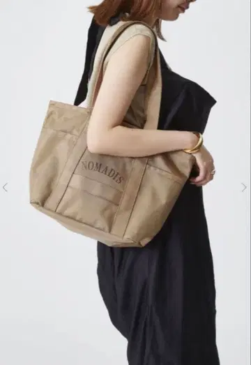 NOMADIS/WEEKEND petit 토트백 베이지