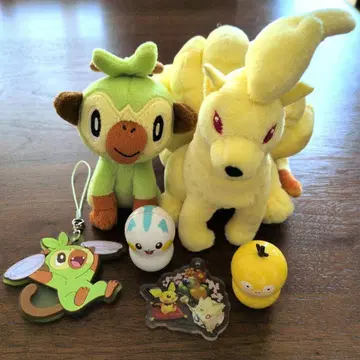 포켓몬 봉제 인형 등 묶음 판매 큐콘 사르노리 외