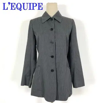 레킵 롱 기장 자켓 그레이 안감 있음 울 100% 9 C4457