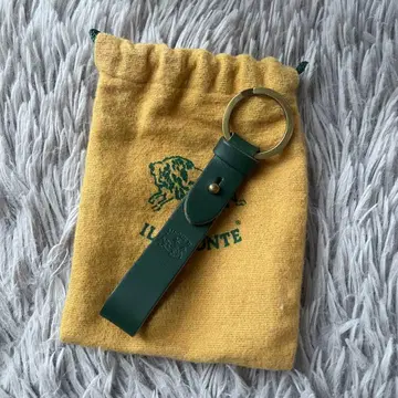 IL BISONTE 가죽 키링 그린