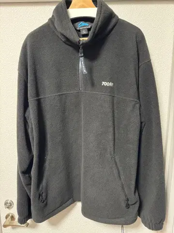 700fill TRI-MOUNTAIN 플리스 자켓 블랙 XL