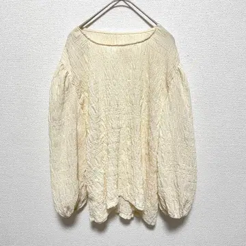 LAUIR 긴팔 블라우스 아이보리 L 사이즈