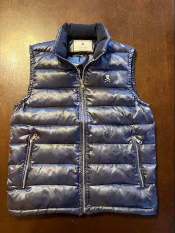 새상품급 MARK & LONA 네이비 다운 베스트 골프