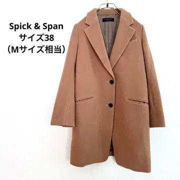 스픽 앤 스팬 울 체스터 코트 베이지 38 일본제 안감 있음