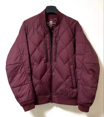 UNIQLO 화이트 마운티니어링 다운 자켓 XL
