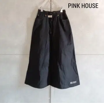 새상품급 PINK HOUSE 블랙 롱 스커트
