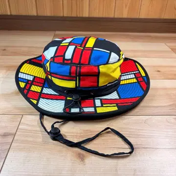 [1] 10-FEET 햇 몬드리안 패턴 프리 사이즈