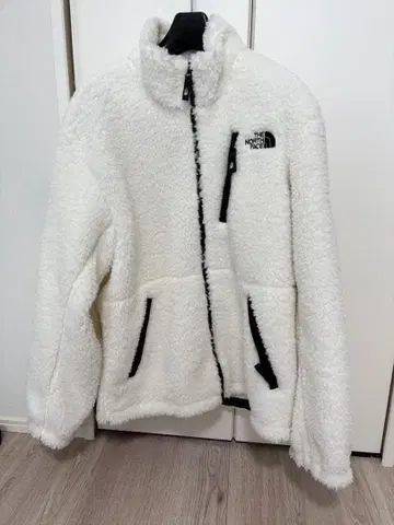 새상품급 THE NORTH FACE 플리스 자켓 화이트