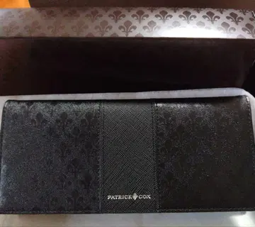 패트릭 콕스 뉴 킹스 덮개형 장지갑 블랙 미사용 새상품 박스 있음
