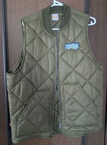 #KOOKYN 올리브 퀼팅 베스트 프리 사이즈