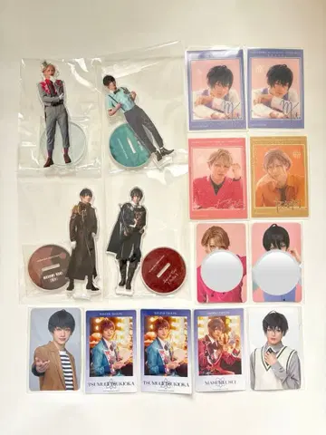 에이스테 이타루 반리 마스미 츠무기 굿즈 아크릴 스탠드 카드