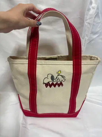 L.L.Bean 스누피 콜라보 토트백