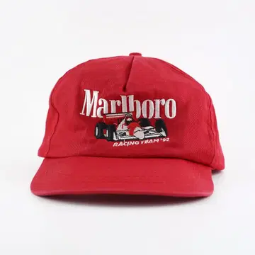 Marlboro 말보로 모자 캡 로고 자수 90s 빨간색 18397