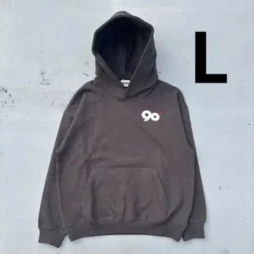 9090 90 로고 오리지널 후드 블랙 L