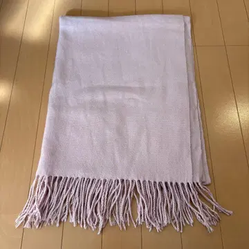 스톨 머플러 핑크