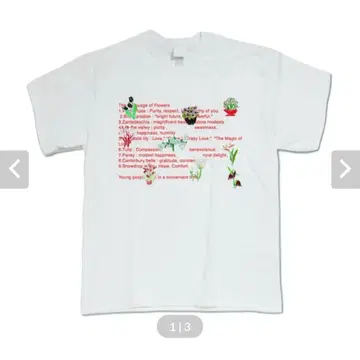 Language of flowers tee M 사이즈