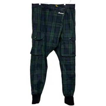 DOARAT 사루엘 팬츠 그린 체크