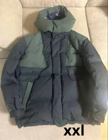 유니클로 +J 다운 오버사이즈 XXL 블랙 카키 질 샌더