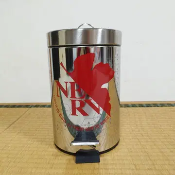 에반게리온 NERV 쓰레기통 스테인리스 소재