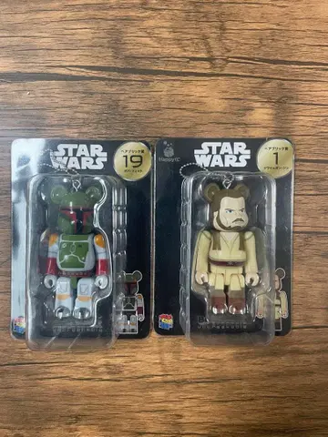 STAR WARS 베어브릭 보바 페트 & 오비완 케노비 세트