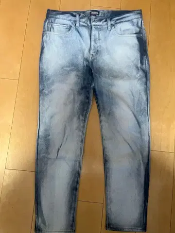 페이드 가공 데님 팬츠