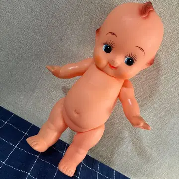 쇼와 레트로 앤티크 큐피 인형 약 39cm