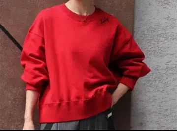 JOURNAL STANDARD relume 자수 로고 맨투맨 레드