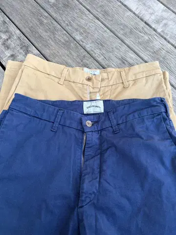 SPELL BOUND 치노 팬츠, 네이비 2장 세트 사이즈 28