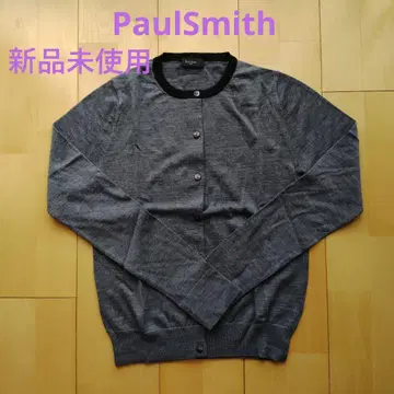 미사용 새상품 Paul Smith Black 그레이 울 가디건