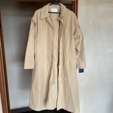 사만사 모스모스 베이지 트렌치코트 롱 기장