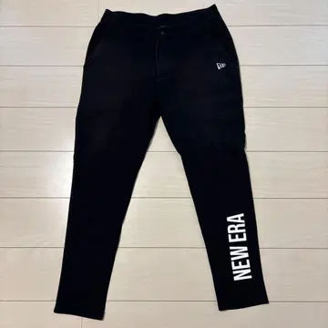 NEWERA 블랙 맨투맨 골프 팬츠 XL 사이즈