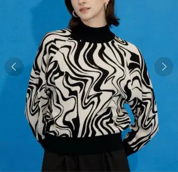 UNITED TOKYO 볼륨 슬리브 하이넥 니트 유나이티드 도쿄