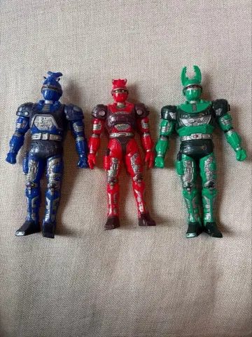 중갑전사 비 파이터 소프트 비닐 3체 세트