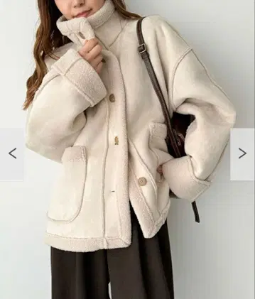 El mar 페이크 무스탕 자켓