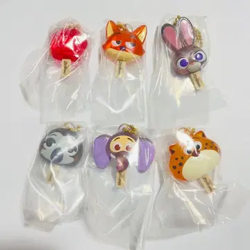 주토피아 아이스캔디 참 전 6종 컴플리트 세트