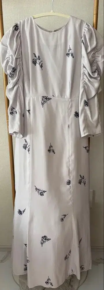 리랜드트루 꽃무늬 원피스 블루