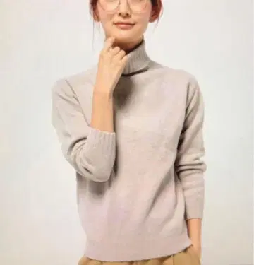 MORRIS & SONS 터틀넥 스웨터 34 아이보리