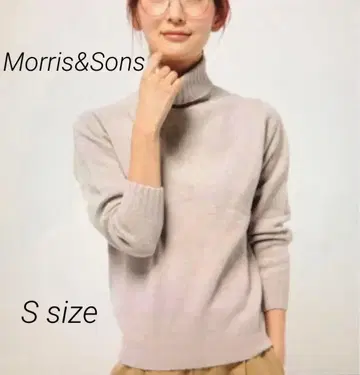 MORRIS & SONS 터틀넥 스웨터 34 오트밀
